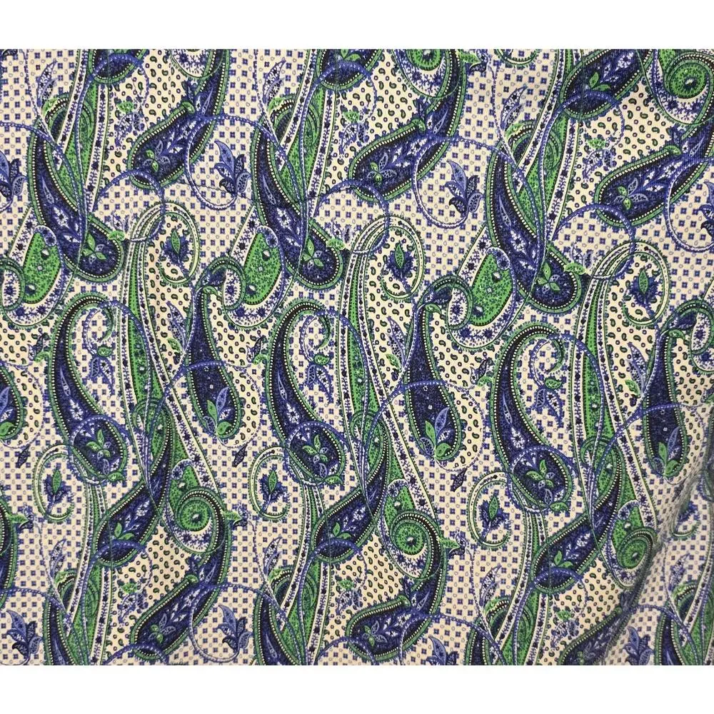 Robert Graham Paisley Print Mens Polo Size XS Classic Fit Short Sleeve Colorful - Picture 6 of 11